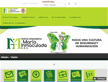 Tablet Screenshot of hmi.gov.co