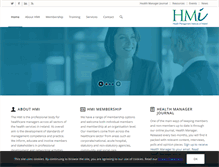 Tablet Screenshot of hmi.ie